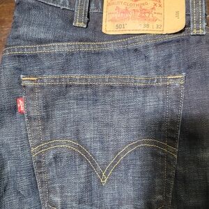 Levi's Men's Dark Blue Straight Jeans